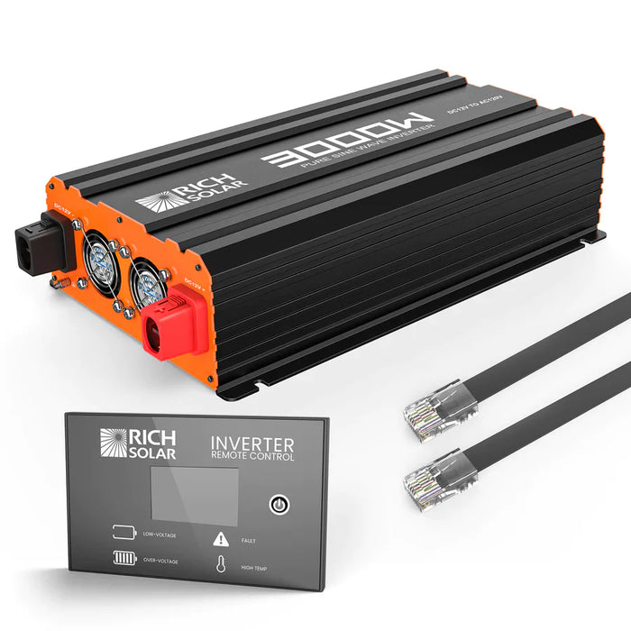 Rich Solar 3000 Watt 12V Industrial Pure Sine Wave Inverter