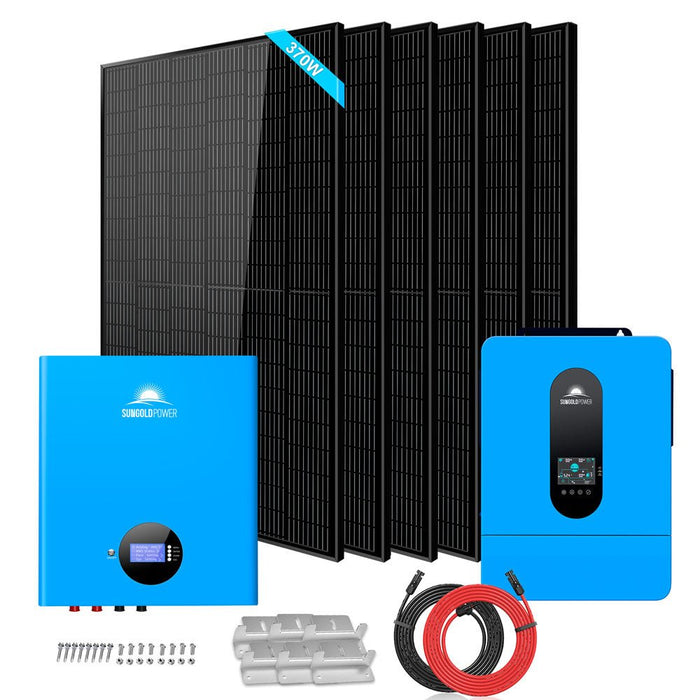 SunGoldPower 6500W 48V Off-Grid Solar Kit