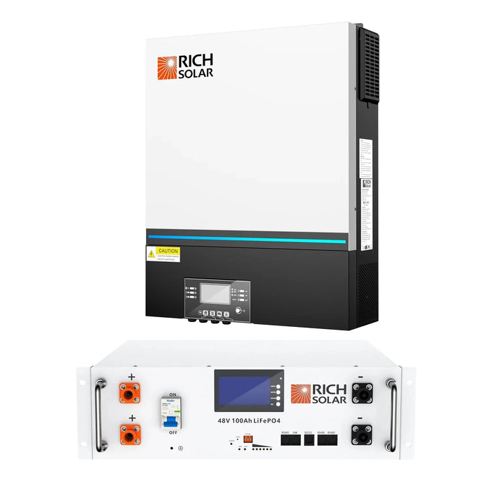 Rich Solar 6500 Watt (6.5KW) 48 Volt Off-Grid Hybrid Solar Inverter