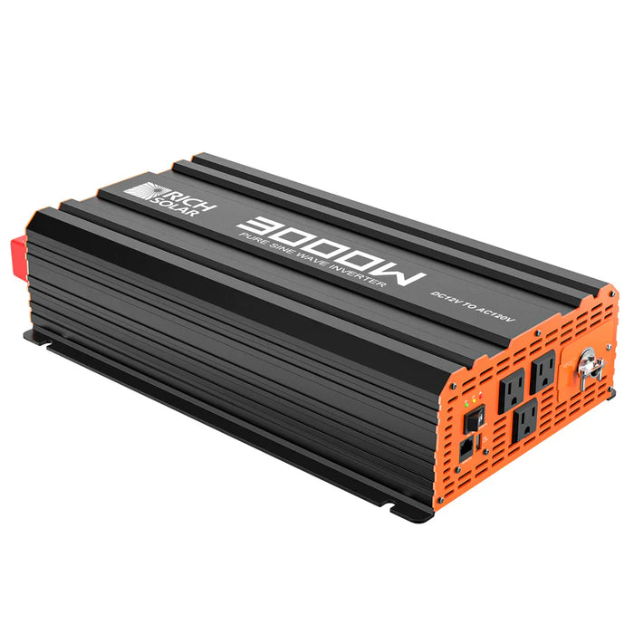 Rich Solar 3000 Watt 12V Industrial Pure Sine Wave Inverter