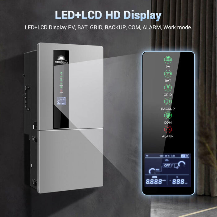 SunGoldPower 11.4KW 48V Split Phase Hybrid Inverter