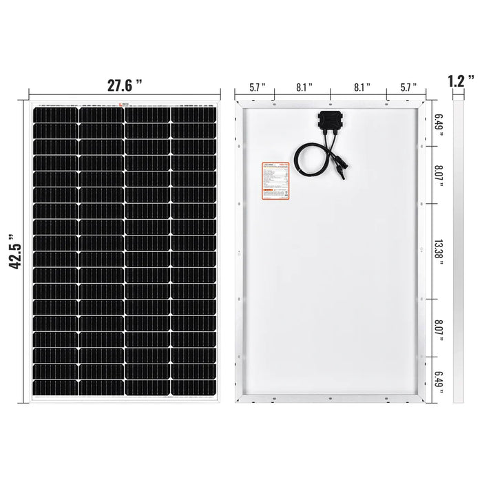 Rich Solar Mega 150 Watt Monocrystalline Solar Panel