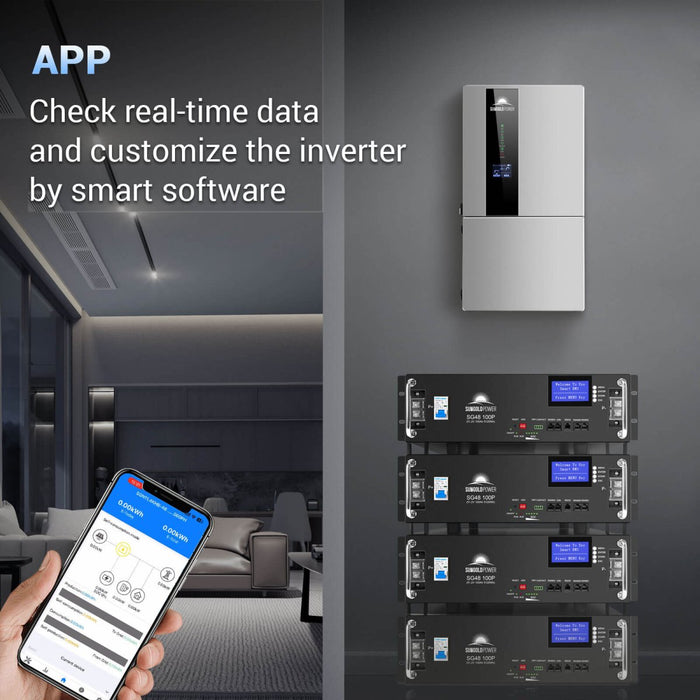 SunGoldPower 11.4KW 48V Split Phase Hybrid Inverter