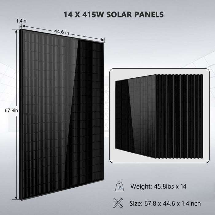 SunGoldPower 13000W 48V Off-Grid Solar Kit