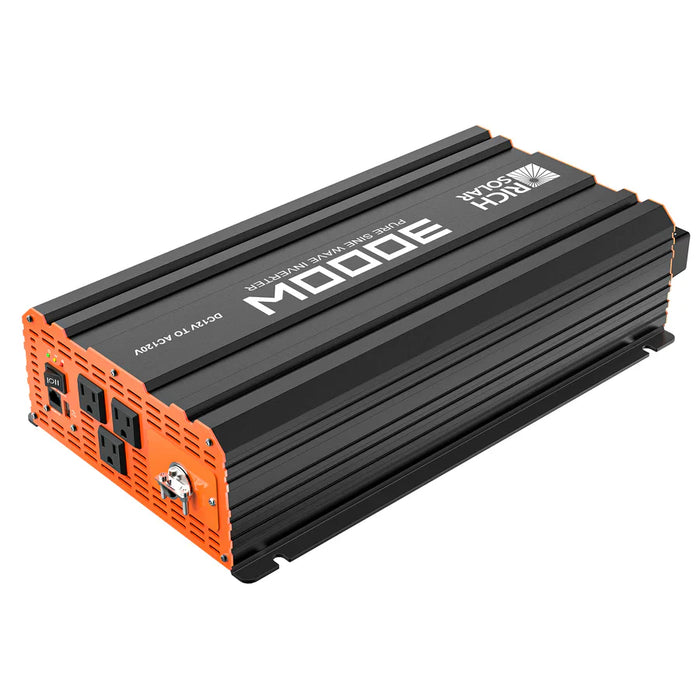 Rich Solar 3000 Watt 12V Industrial Pure Sine Wave Inverter