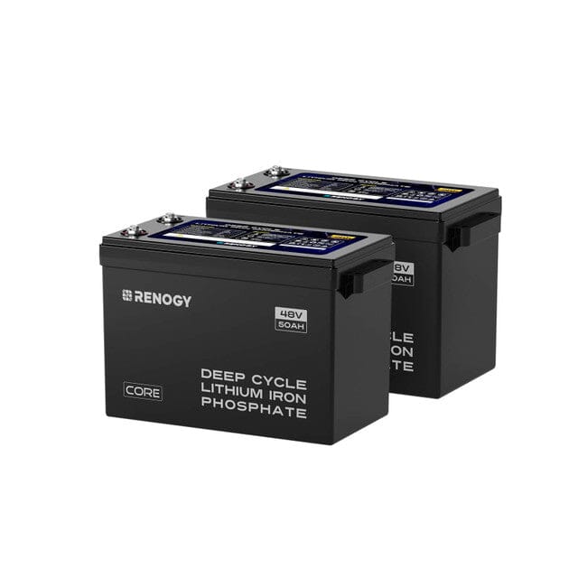 Renogy 48V 50Ah Smart Lithium Iron Phosphate Battery - ShopSolar.com