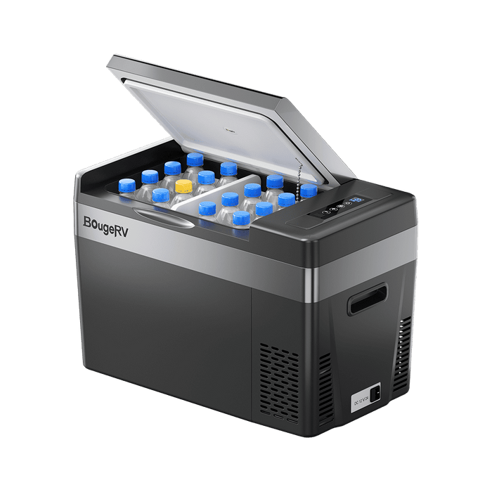 BougeRV 12V 30 Quart (28L) Portable Car Fridge Black