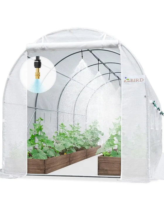 KING BIRD 15' x 6.6' x 6.6' Premium Walk-in Greenhouse