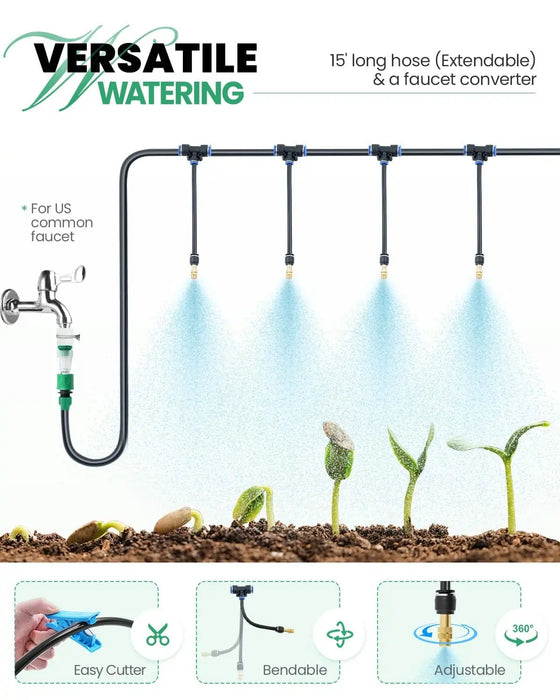 KING BIRD 15' x 6.6' x 6.6' Premium Walk-in Greenhouse