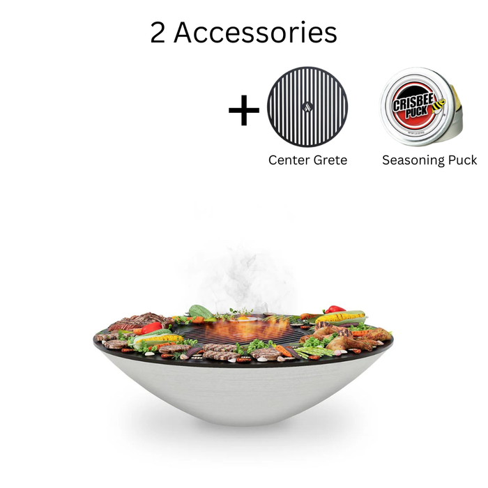 Arteflame XXL 40" Platinum Edition Fire Pit With Cooktop