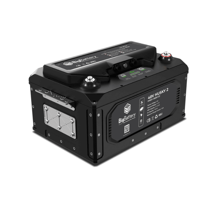 BigBattery 48V HUSKY 2 LiFePO4 Battery – 5.12kWh, 103Ah (Self-Heating, IP65)