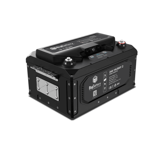 BigBattery 24V HUSKY 2 – 105Ah 2.5kWh LiFePO₄ Battery (Expandable)