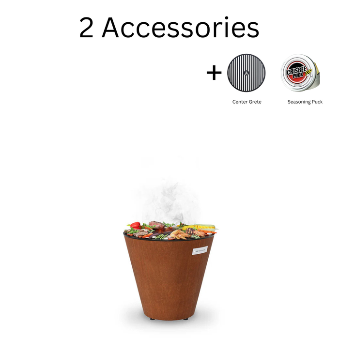 Arteflame 20" One Series Compact Flat-Top Charcoal Grill