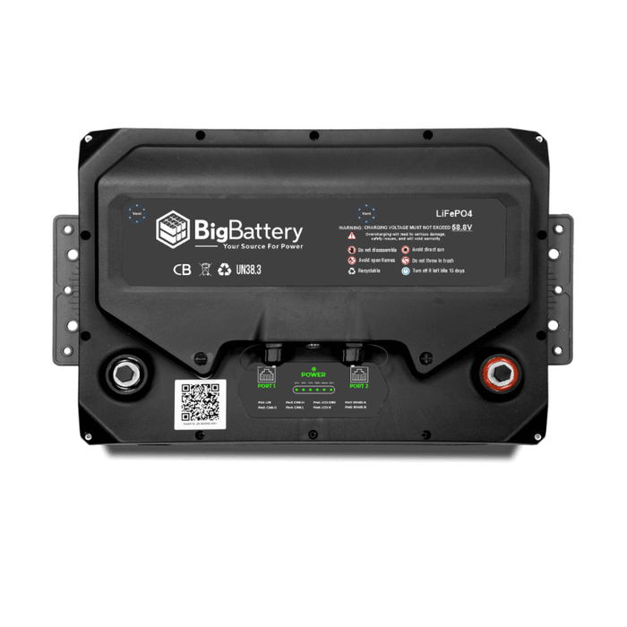 BigBattery 48V HUSKY 2 LiFePO4 Battery – 5.12kWh, 103Ah (Self-Heating, IP65)