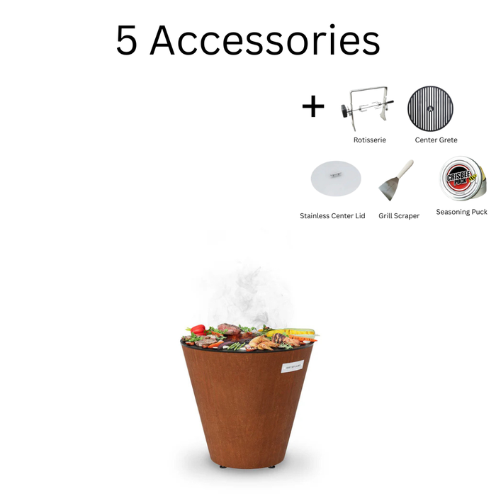 Arteflame 20" One Series Compact Flat-Top Charcoal Grill