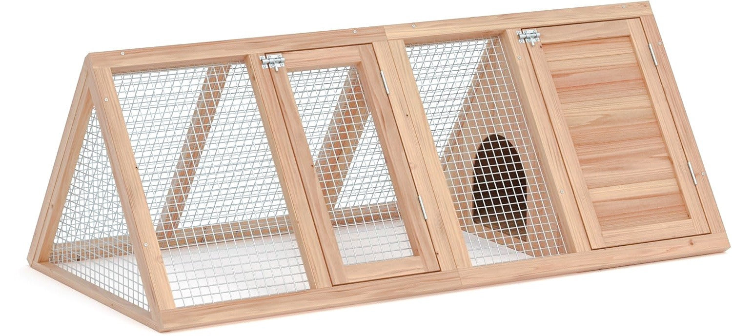Small Wooden Chicken Coop with Run for 2 Chickens or Rabbits
