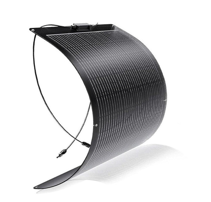 100W Flexible Solar Panel Ultra Lightweight 12V Mono Panel Kit IP68 Waterproof