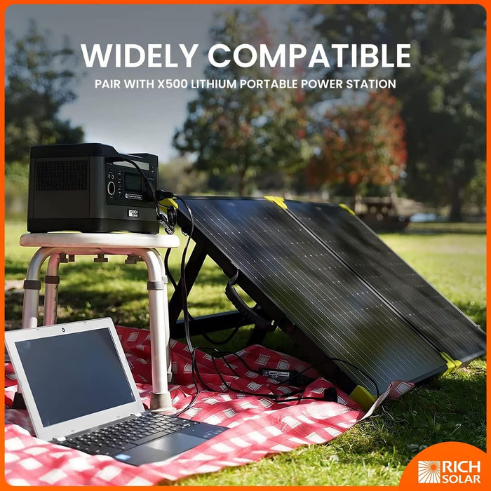 Rich Solar Mega 200 Watt Briefcase Portable Solar Charging Kit