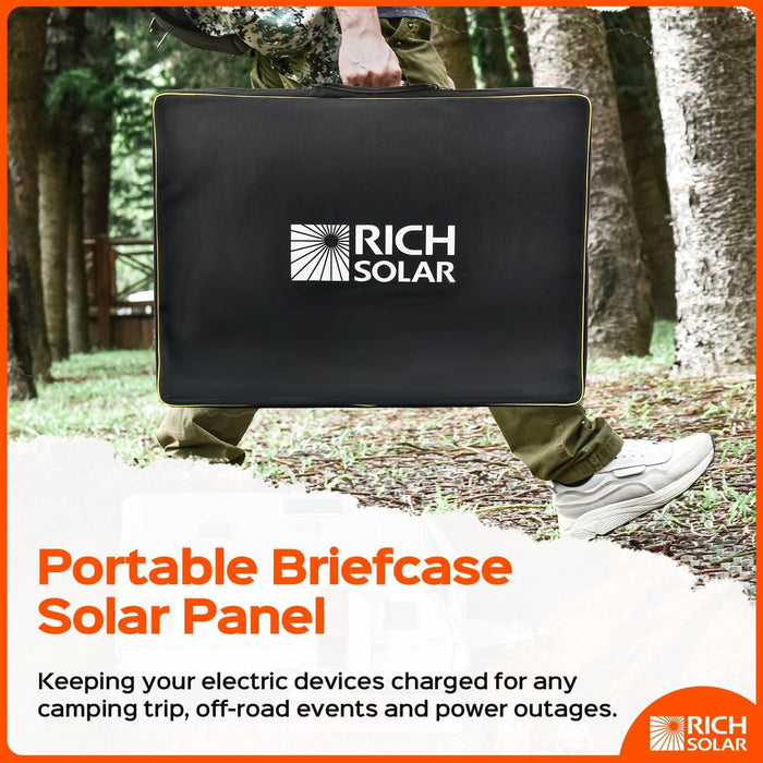 Rich Solar Mega 100 Watt Portable Solar Panel Briefcase