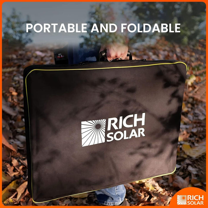 Rich Solar Mega 200 Watt Briefcase Portable Solar Charging Kit