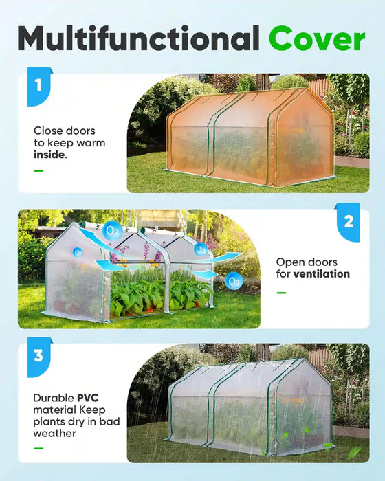 Quictent 71"x 36" x 36" Mini Greenhouse