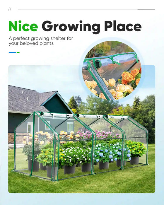Quictent 95" x 36" x 36" Small Greenhouse