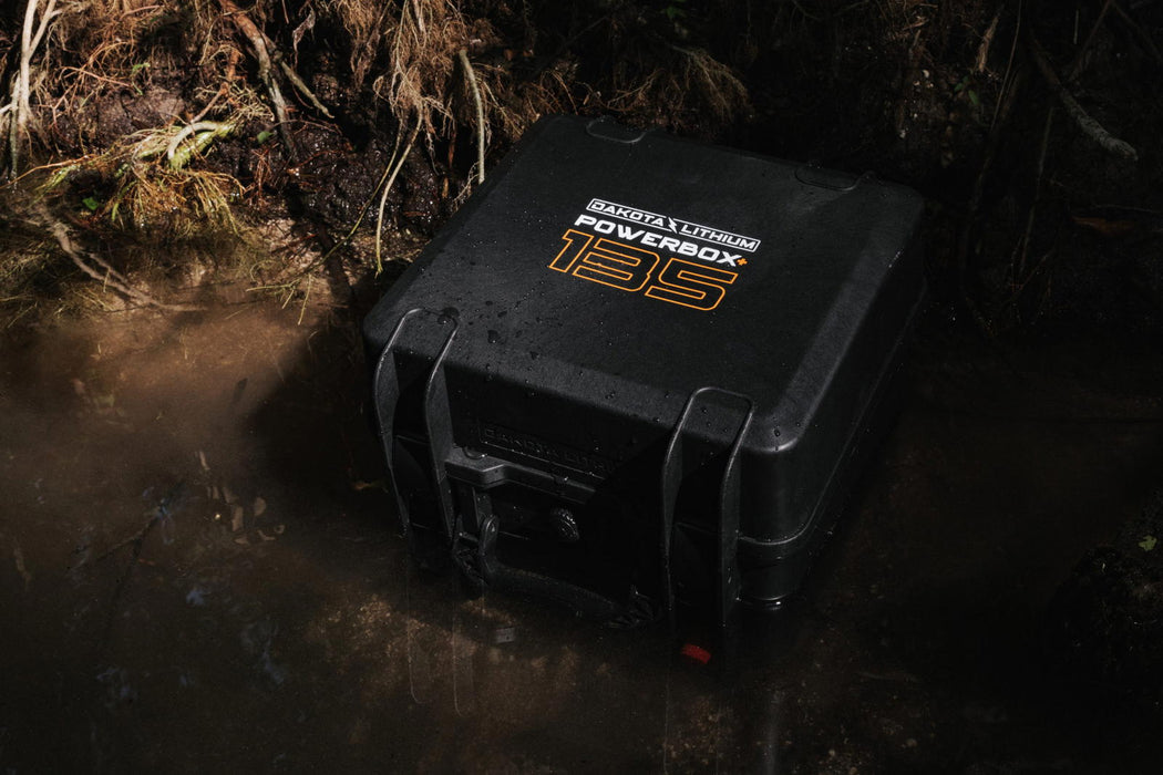 Dakota Lithium Powerbox+ 135 Waterproof Solar Generator, 12V 135Ah DL+ 1,000CCA Battery Included