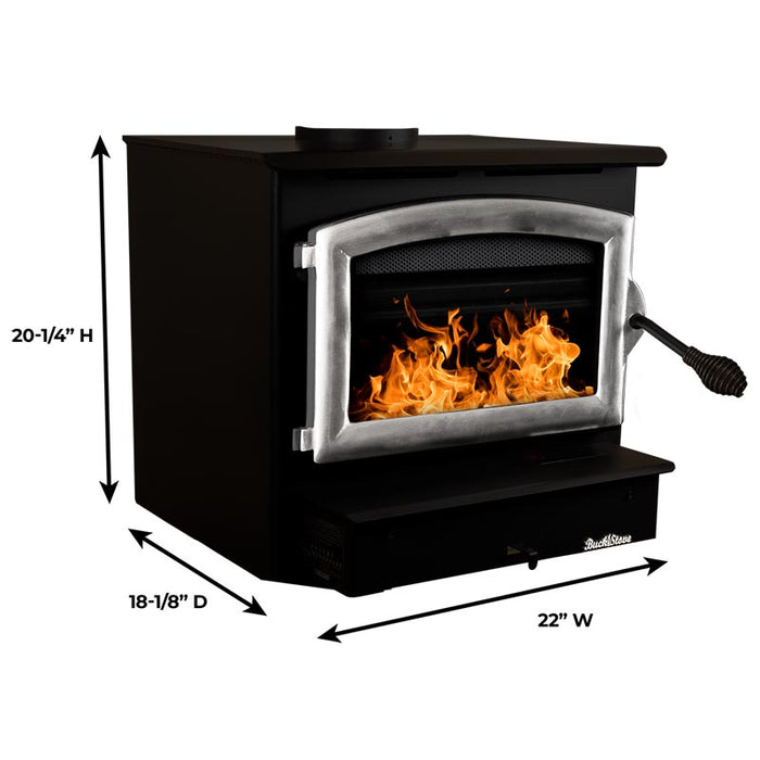 Buck Stove Model 21 Zero Clearance Non-Catalytic Wood Burning Stove