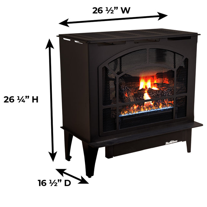 Buck Stove Townsend II Vent Free Steel Gas Stove