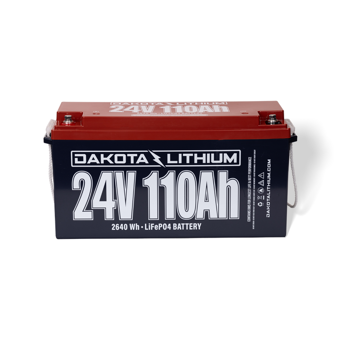 Dakota Lithium 24V 110Ah Deep Cycle LiFePO4 Battery