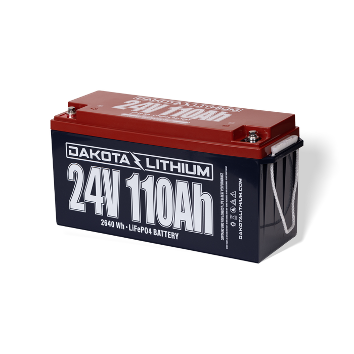 Dakota Lithium 24V 110Ah Deep Cycle LiFePO4 Battery
