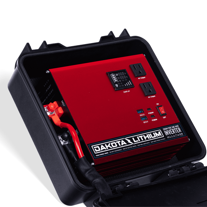 Dakota Lithium Powerbox+ 135 Waterproof Solar Generator, 12V 135Ah DL+ 1,000CCA Battery Included