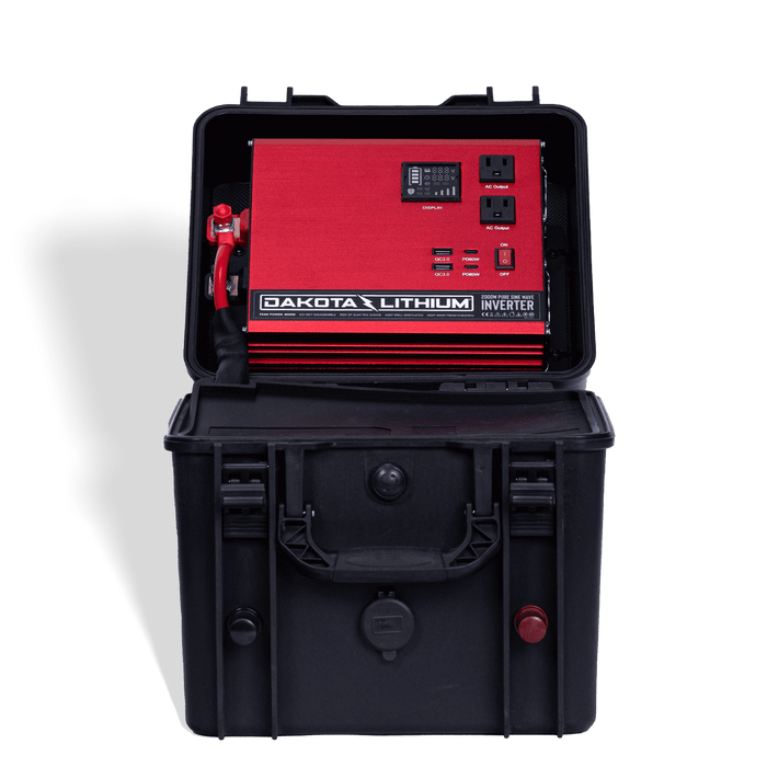 Dakota Lithium Powerbox+ 135 Waterproof Solar Generator, 12V 135Ah DL+ 1,000CCA Battery Included