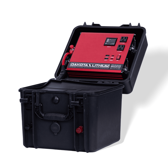 Dakota Lithium Powerbox+ 135 Waterproof Solar Generator, 12V 135Ah DL+ 1,000CCA Battery Included