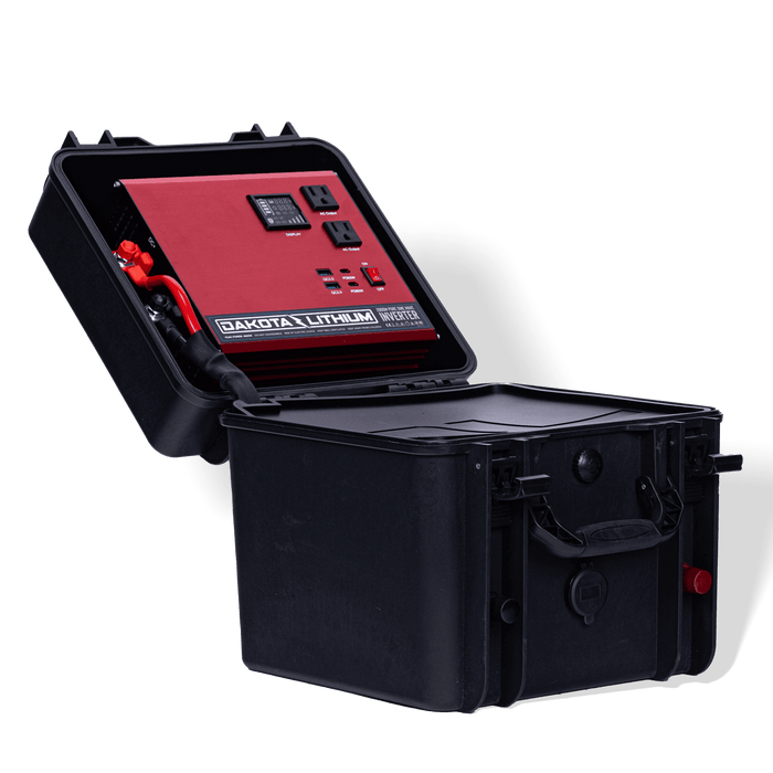 Dakota Lithium Powerbox+ 135 Waterproof Solar Generator, 12V 135Ah DL+ 1,000CCA Battery Included