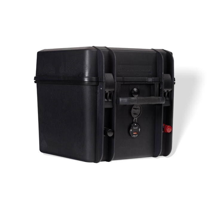 Dakota Lithium Powerbox+ 135 Waterproof Solar Generator, 12V 135Ah DL+ 1,000CCA Battery Included