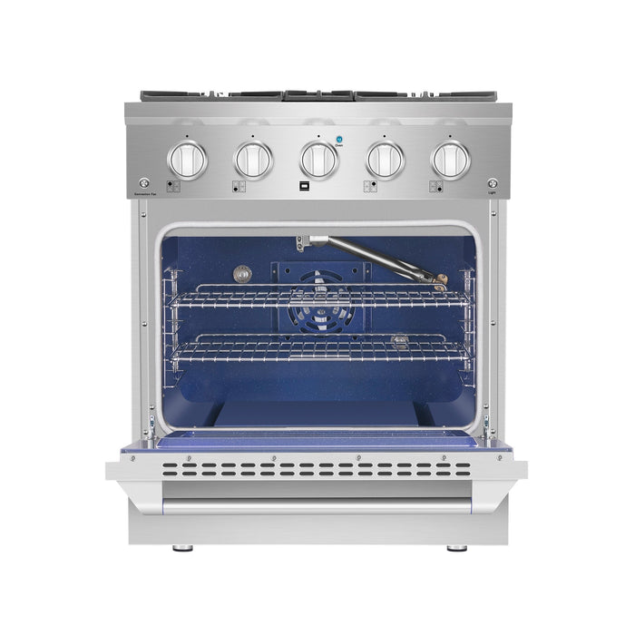 Empava 30GR07 30 in. Pro-Style Slide-In Single Oven Gas Range