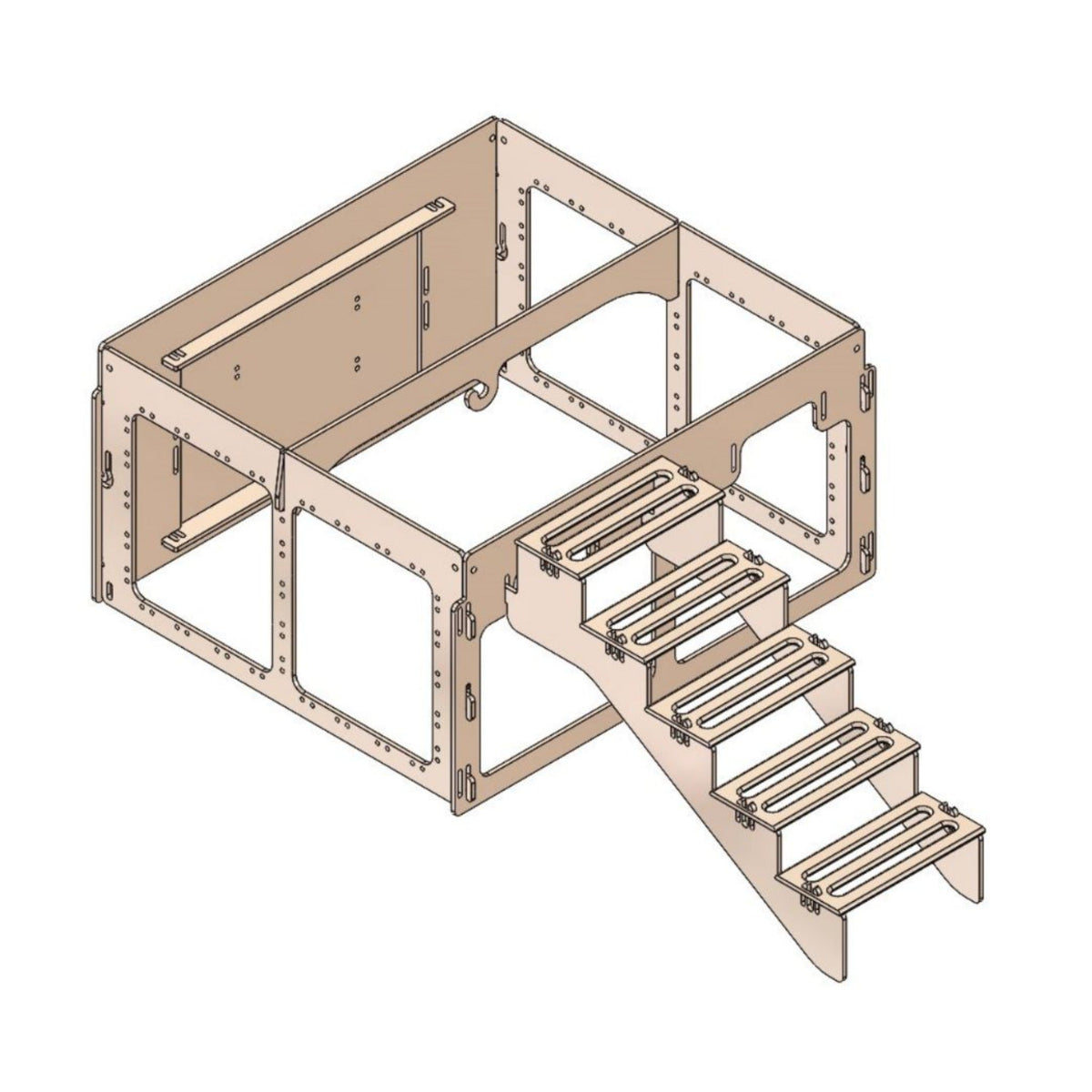 Formex Coop Stand and Stairs (Coop and Coop Runs Sold Separately ...