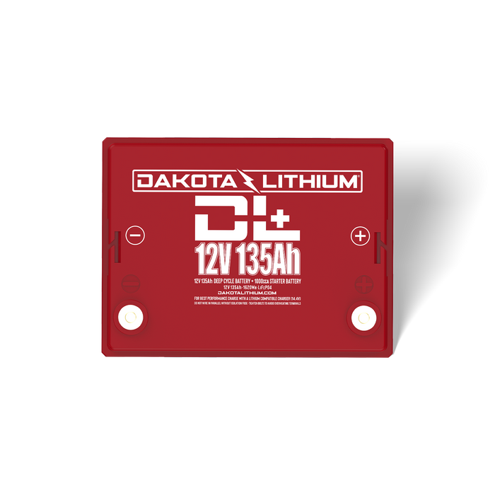 Dakota Lithium DL+ 12V 135Ah Dual Purpose 1000CCA LiFePO4 Battery