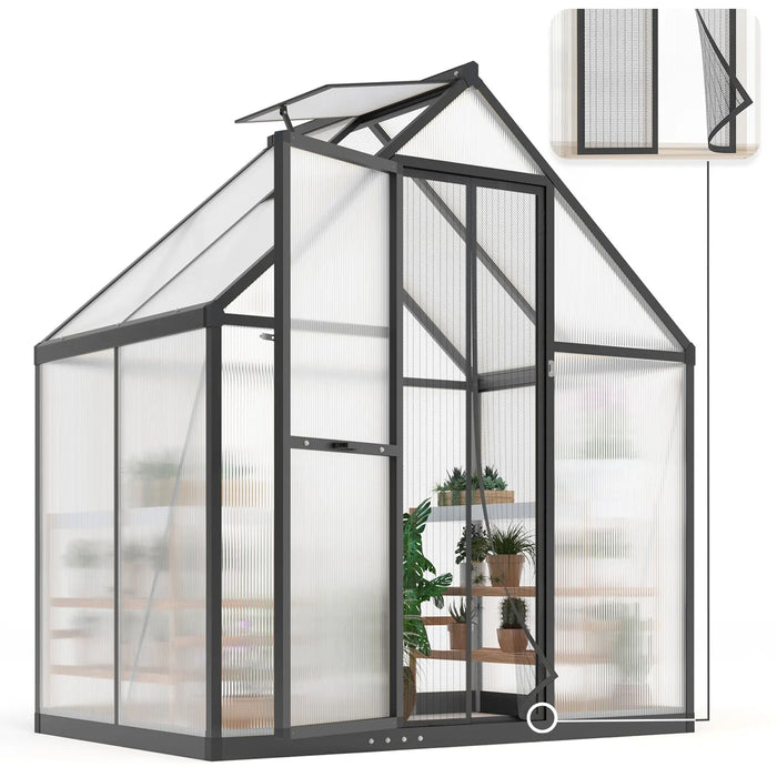KING BIRD Walk-in Polycarbonate Greenhouse