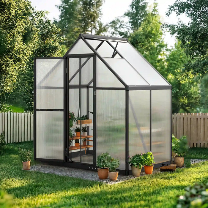 KING BIRD Walk-in Polycarbonate Greenhouse