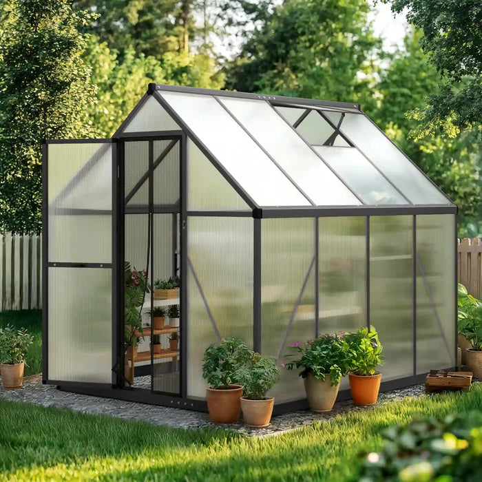 KING BIRD Walk-in Polycarbonate Greenhouse