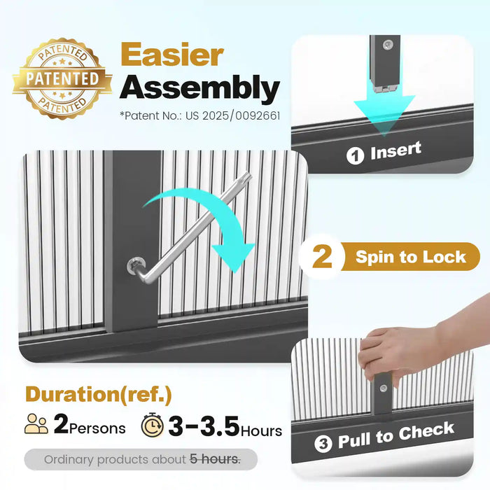 KING BIRD Walk-in Polycarbonate Greenhouse