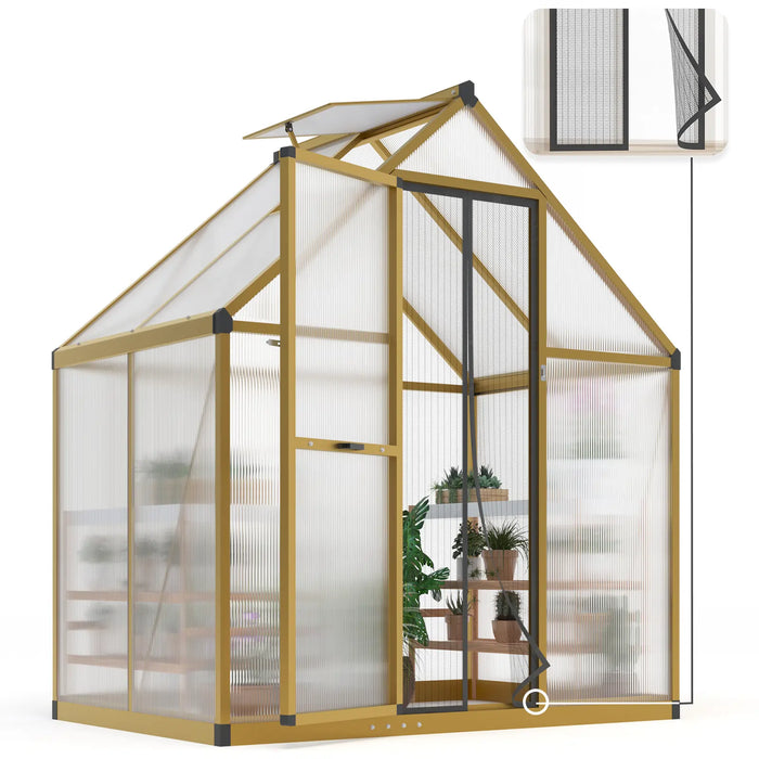 KING BIRD Walk-in Polycarbonate Greenhouse