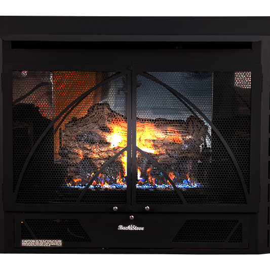 Buck Stove Model 34 Contemporary Vent Free Gas Fireplace