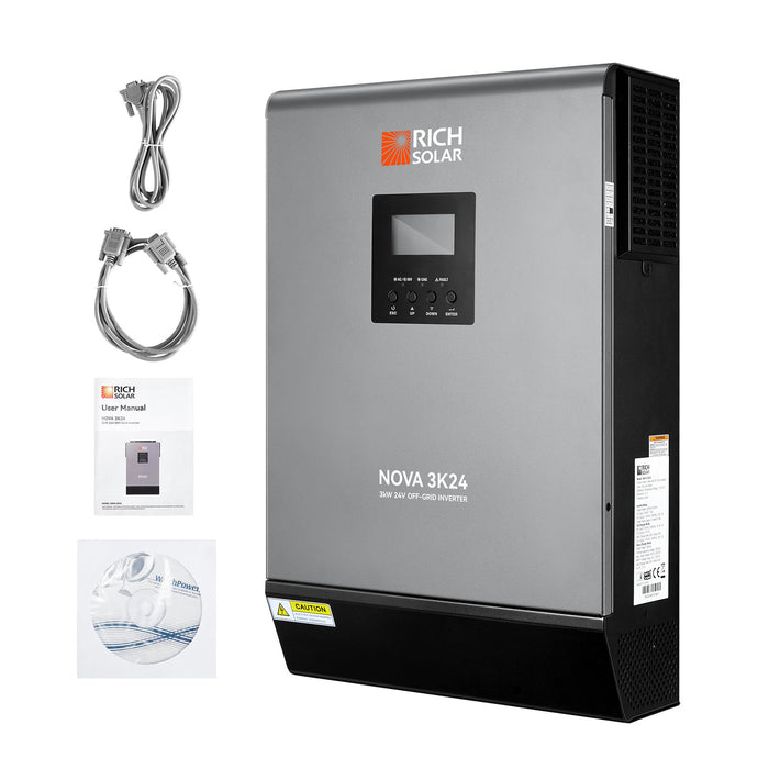 Rich Solar NOVA MAX 3000W Complete Off-Grid Hybrid Solar Inverter