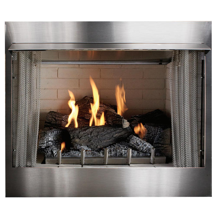 American Hearth Carol Rose Coastal Traditional Outdoor Gas Fireplace