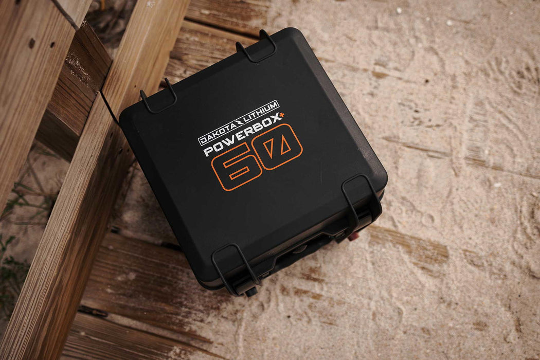 Dakota Lithium Powerbox+ 60 Waterproof Power Station, DL+ 12V 60Ah Battery Included