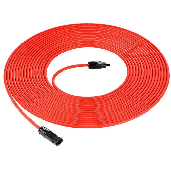 Rich Solar 10 Gauge (10AWG) 100 Feet Solar Panel Extension Cable Wire With Solar Connectors