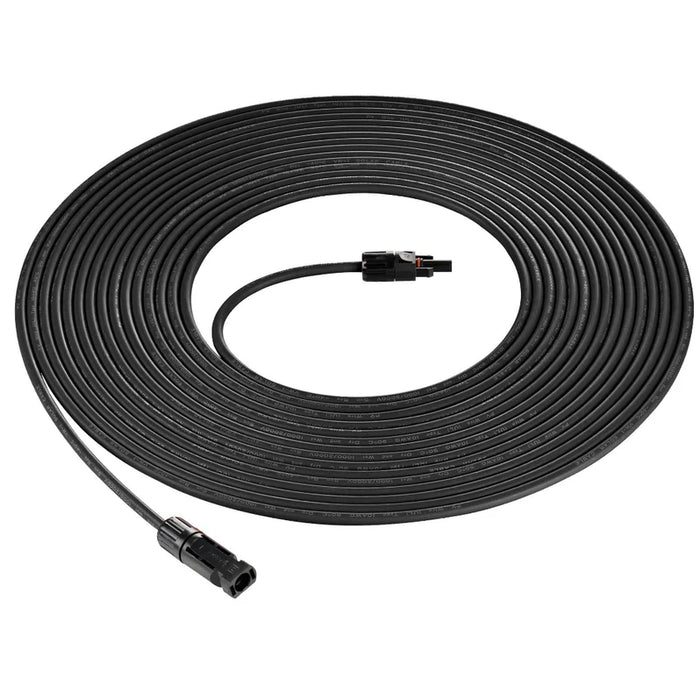 Rich Solar 10 Gauge (10AWG) 100 Feet Solar Panel Extension Cable Wire With Solar Connectors